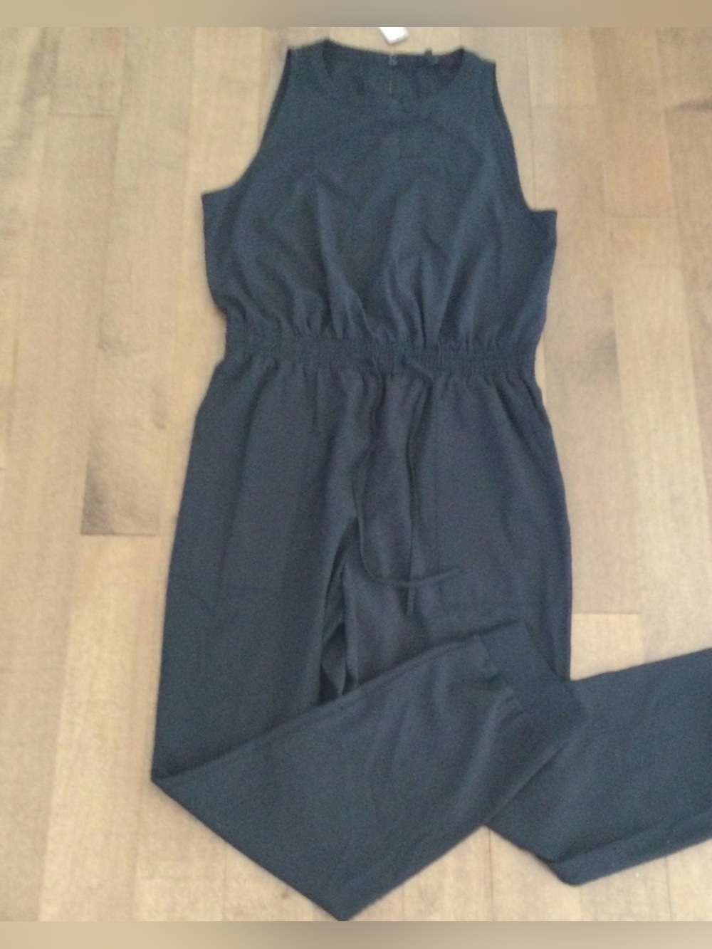 RW&CO black sleeveless jumpsuit